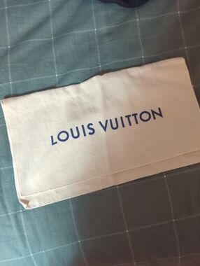 Louis Vuitton Cream Dust Bag